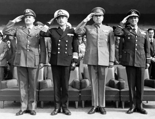 Generales de la Fuerzas Armadas y de Orden, 1973.